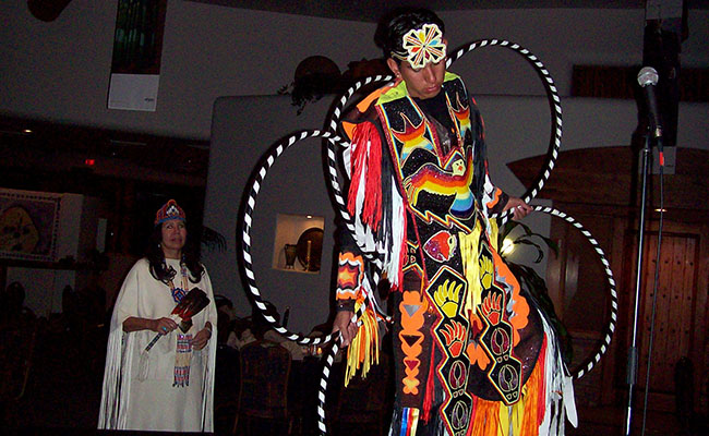 native american hoop dancer